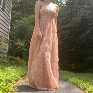 Champagne rose dress
